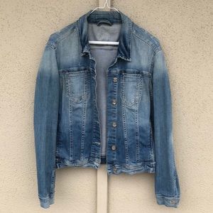 Zara Distressed Denim Jacket